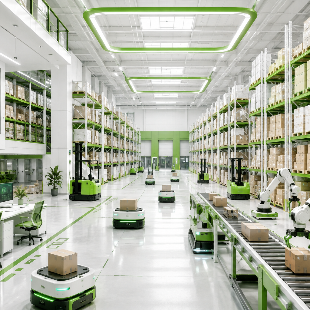PALMS™ Warehouse Management System with real-time inventory tracking and warehouse automation
